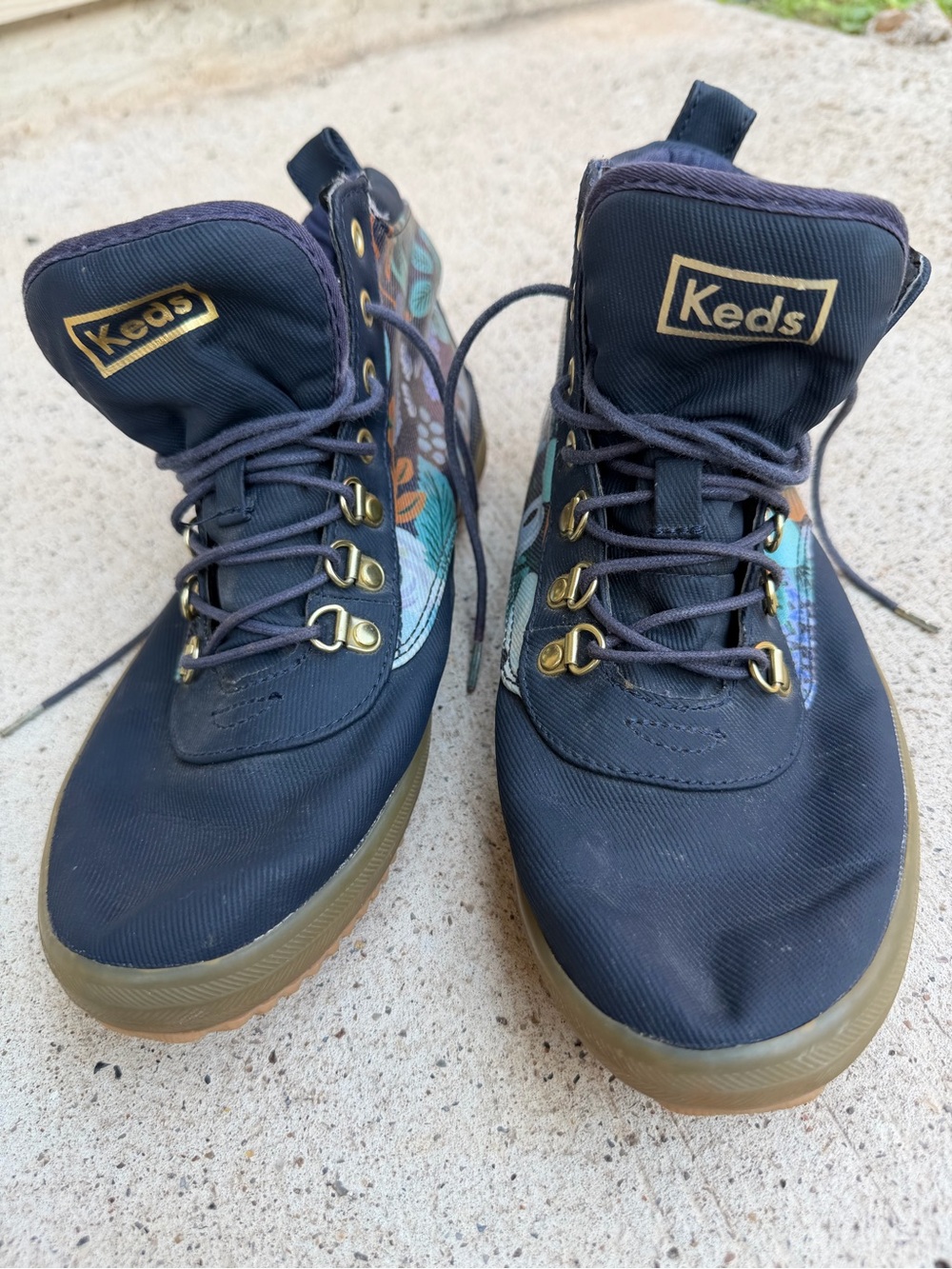 Keds x Rifle Paper Co Scout Boot Garden Party Floral Boots 8.5